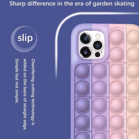 NWT IPhone 12 Pro Max Fidget Bubble Phone Case - Picture 3 of 4